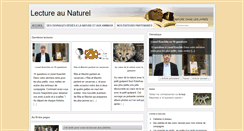 Desktop Screenshot of lecture-au-naturel.fr