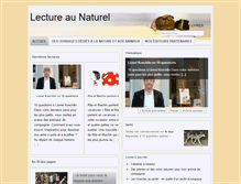 Tablet Screenshot of lecture-au-naturel.fr